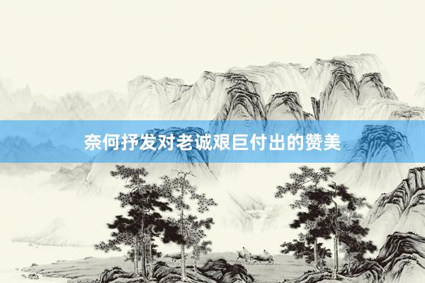 奈何抒发对老诚艰巨付出的赞美